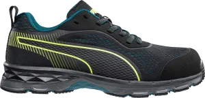 PUMA Women's Fuse Knit Black Low Industrial Shoe, 8.5