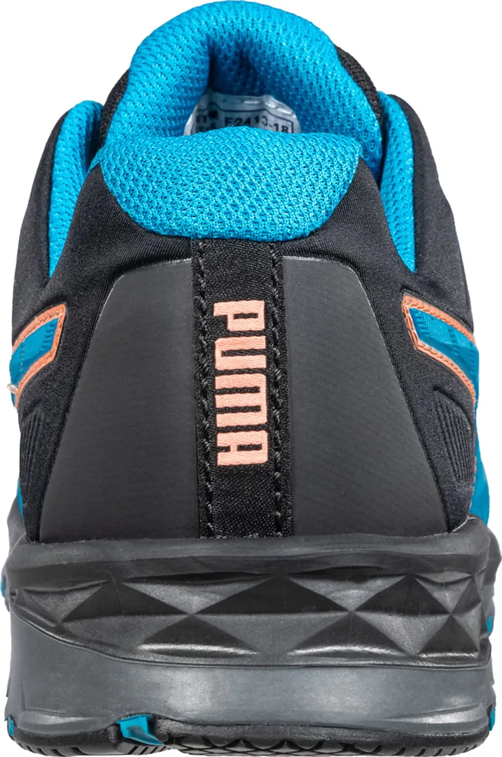 PUMA Women's Fuse Knit Black Low Industrial Shoe, 8.5