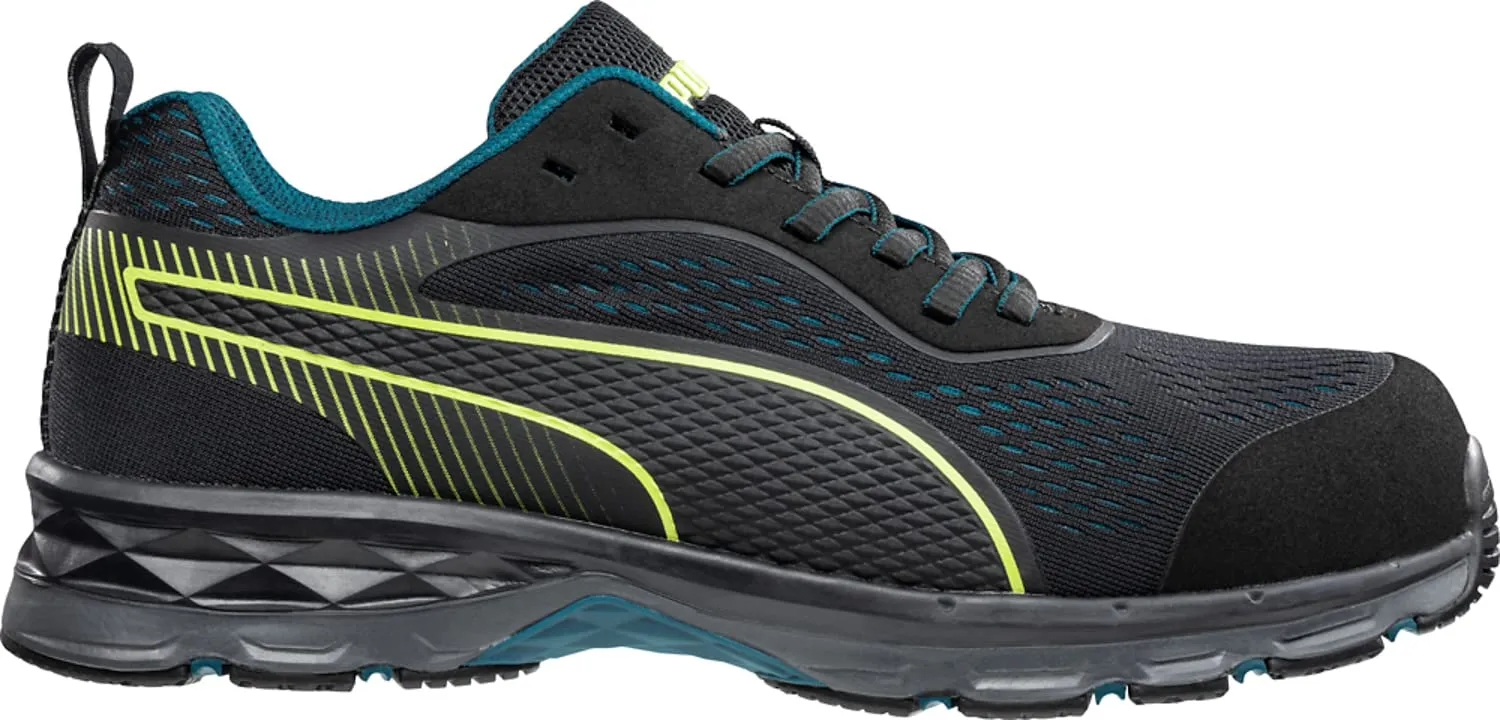 PUMA Women's Fuse Knit Black Low Industrial Shoe, 8.5
