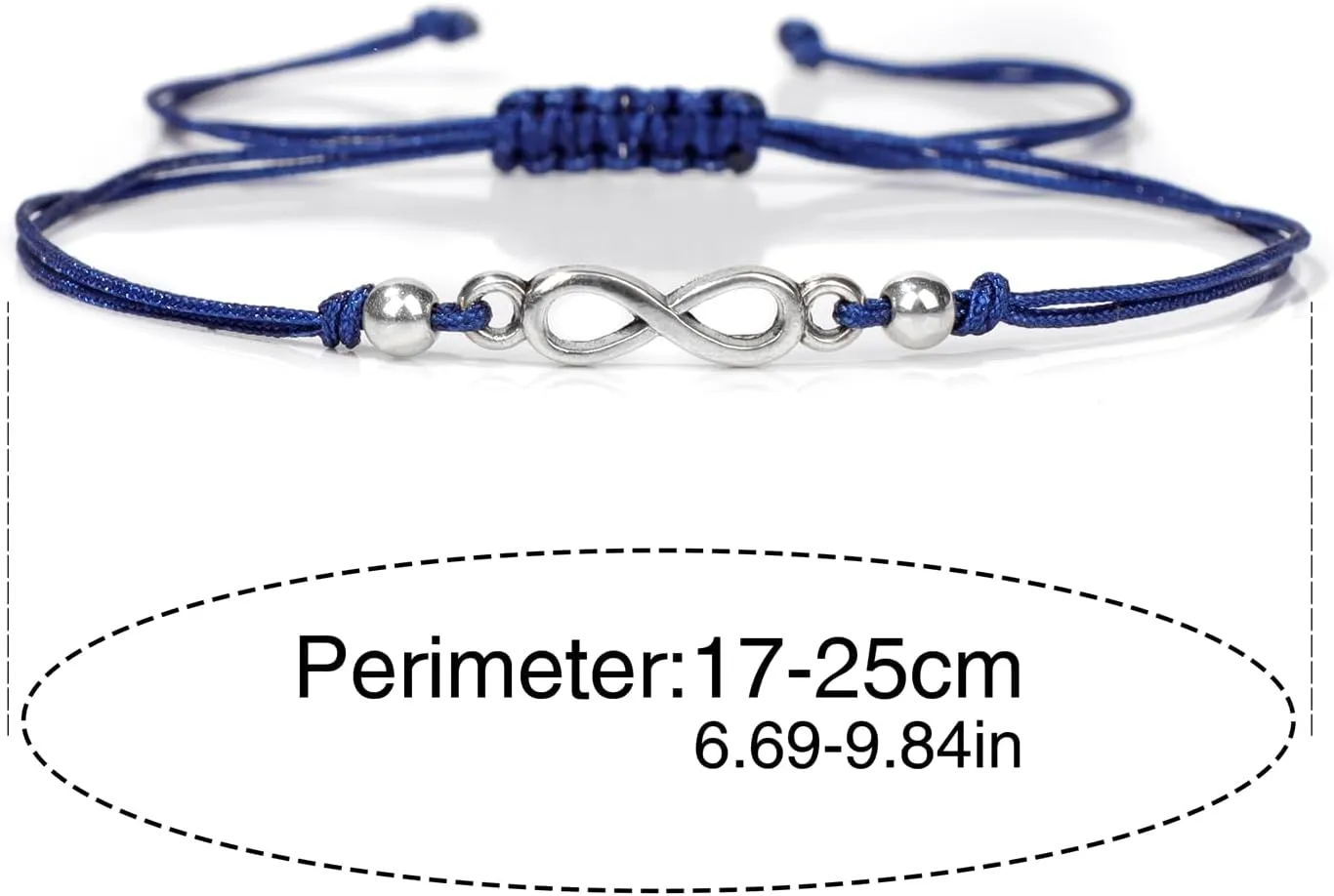 Raicegs 12PCS Friendship String Bracelets for Teen Women Man Boho Surfer Beach Bracelets Anklets Set Handmade Bracelets Bulk Jewelry for Women Man