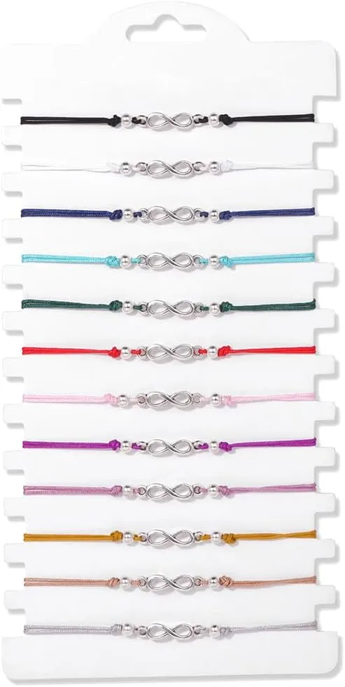 Raicegs 12PCS Friendship String Bracelets for Teen Women Man Boho Surfer Beach Bracelets Anklets Set Handmade Bracelets Bulk Jewelry for Women Man