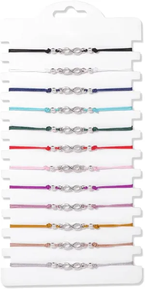 Raicegs 12PCS Friendship String Bracelets for Teen Women Man Boho Surfer Beach Bracelets Anklets Set Handmade Bracelets Bulk Jewelry for Women Man
