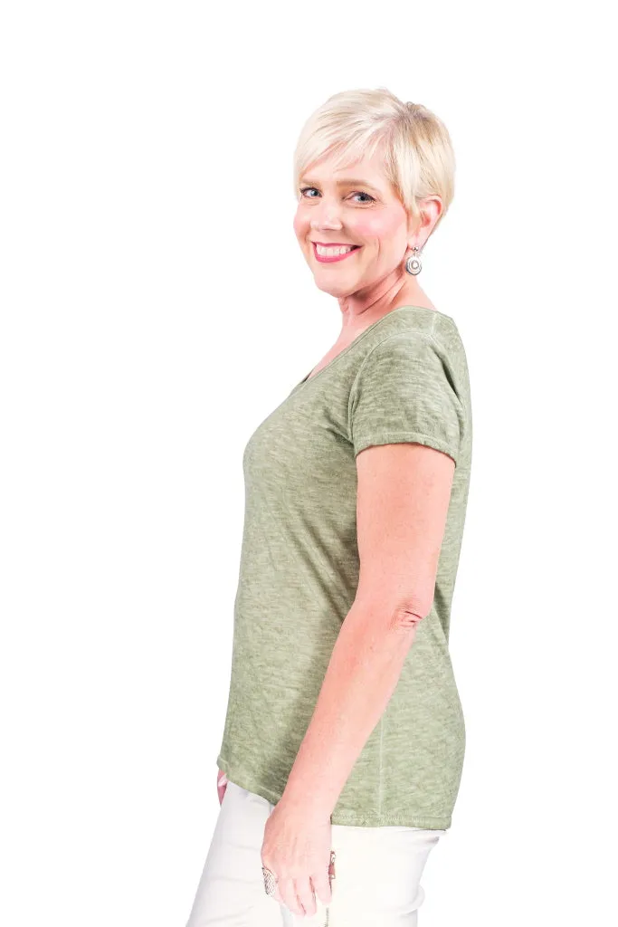 Remington V-Neck Cotton Tee (BSS177) - FINAL SALE