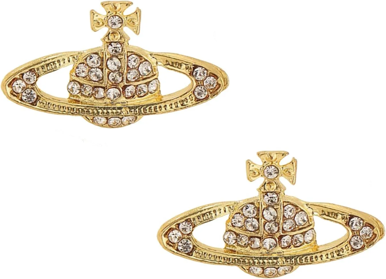 Saturn Earrings,Saturn Planet Earring,Aesthetic Earring for Women,Cubic Zirconia Saturn Planet Studs Earring,Space Earrings Y2k Earrings Jewelry Gifts for Women