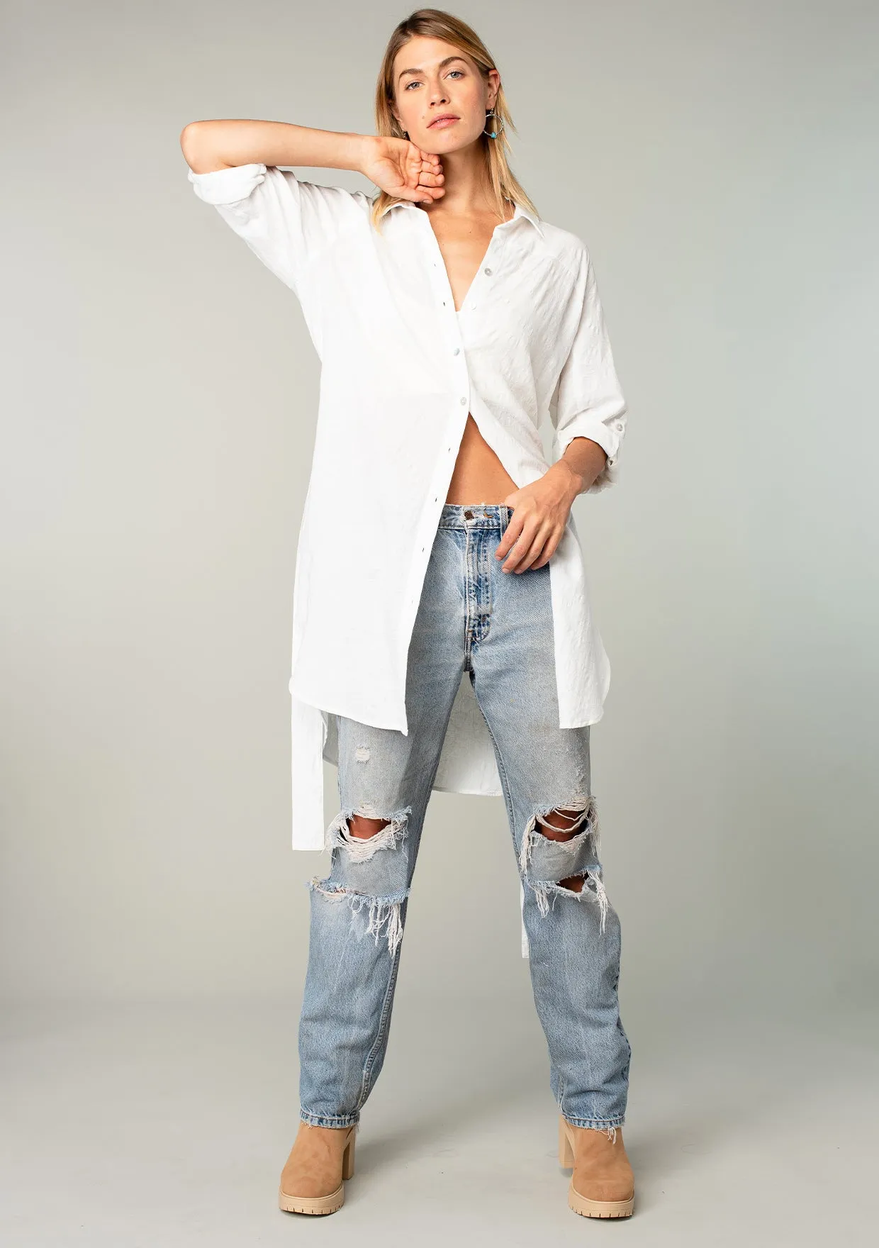 Scenic Route Button Up Tunic