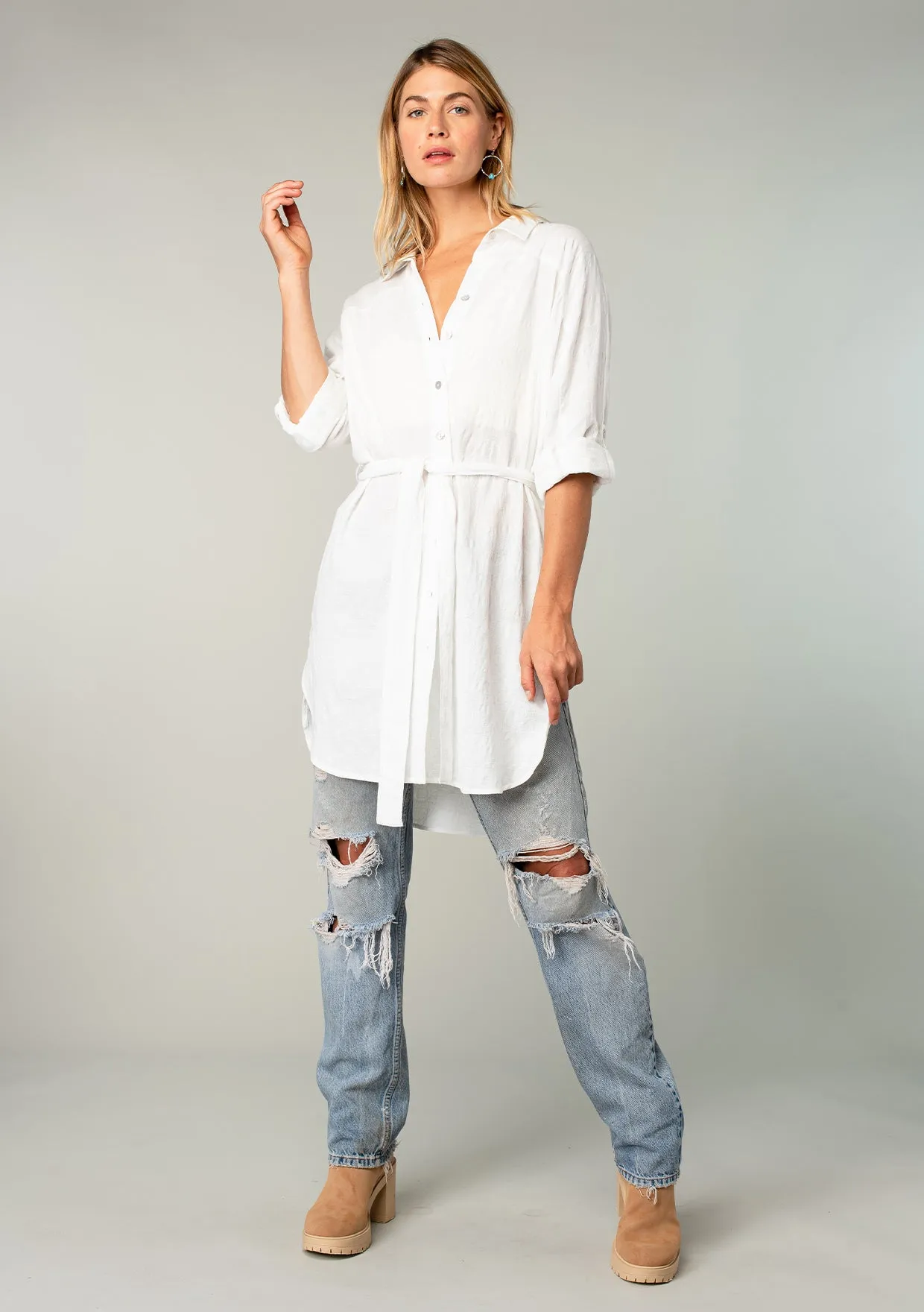 Scenic Route Button Up Tunic
