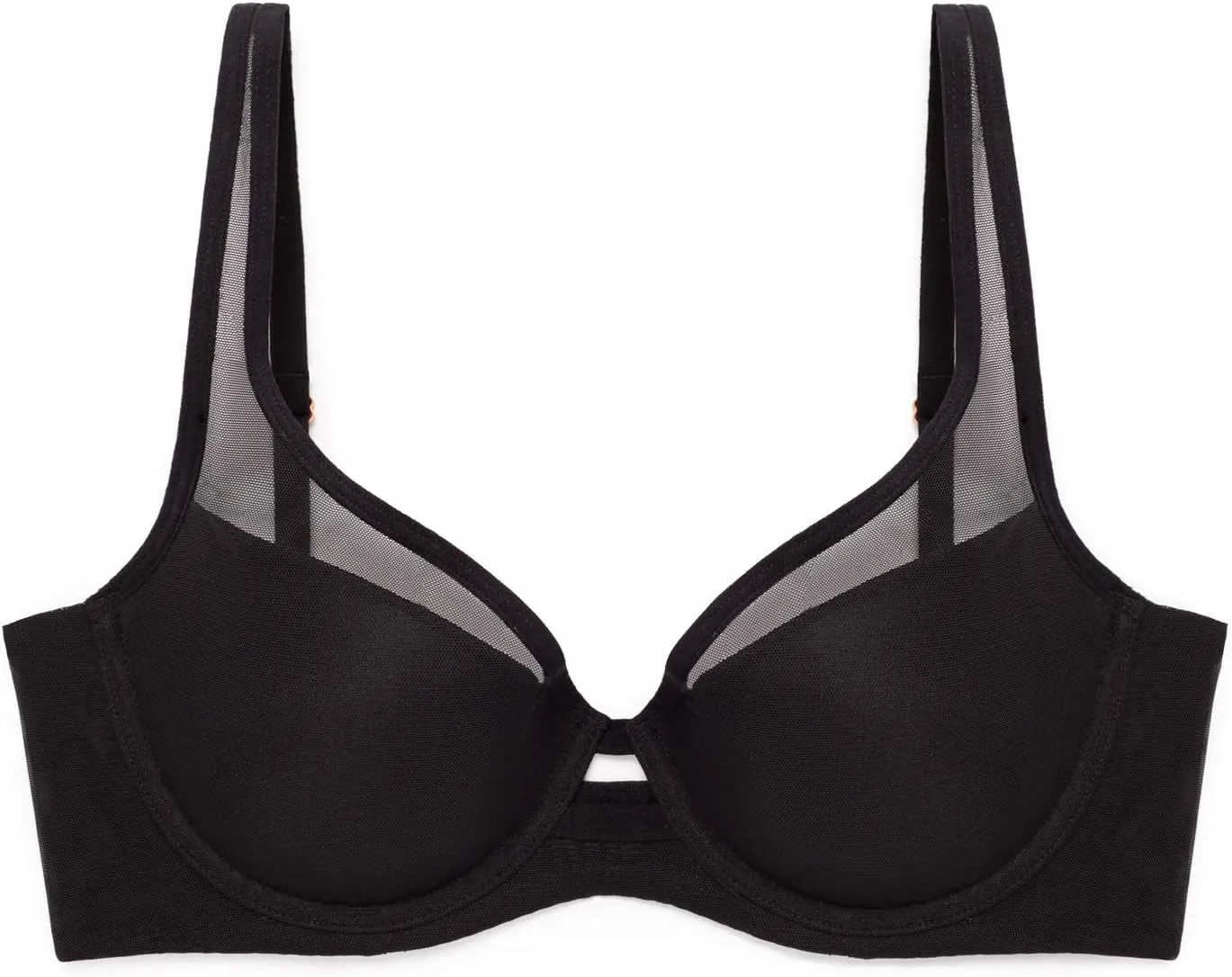 Smart & Sexy Women's Plunge Bra  Mesh Design for Alluring Lift and Comfort