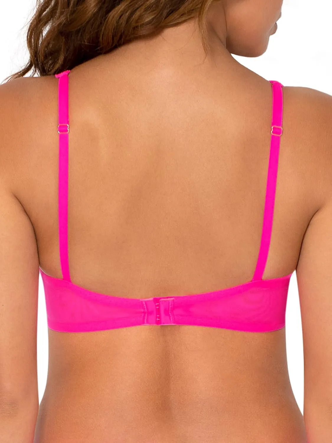 Smart & Sexy Women's Plunge Bra  Mesh Design for Alluring Lift and Comfort