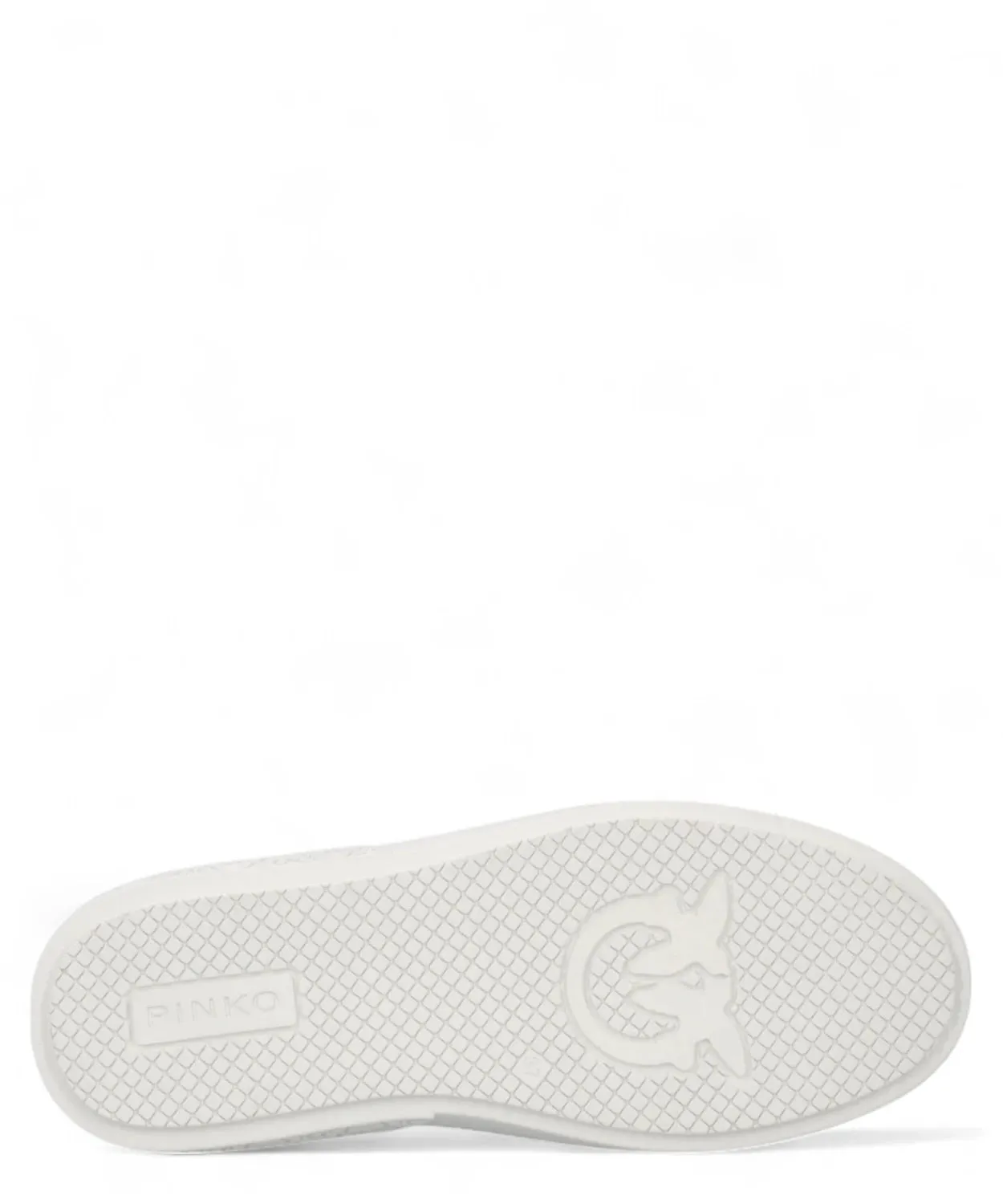 Sneakers Platform in Pelle con Logo Love Birds