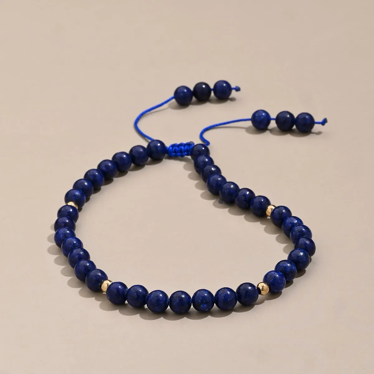 Softones 6mm Natural Stone Anklet for Women Gemstone Ankle Bracelets for Women Healing Energy Crystal Anklets Adjustable(8.5-10 Inches)