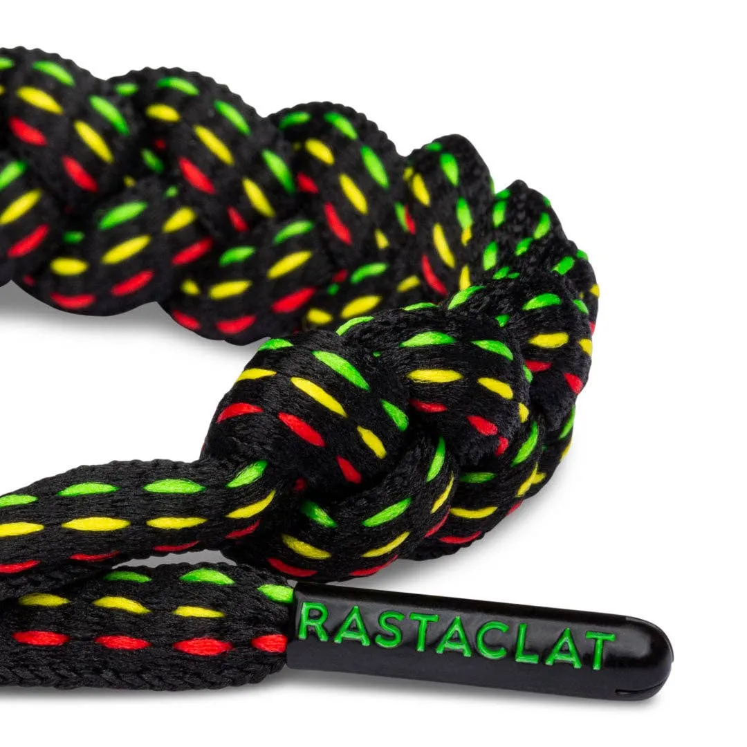 Solid Printed Bracelet: Rasta / Medium/Large