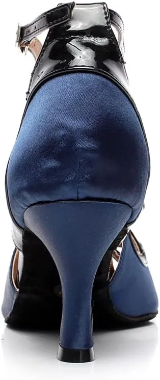 SWDZM Women's Latin Dance Shoes Ballroom Salsa Tango Performance Dance Shoes,Model-QJW6132