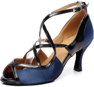 SWDZM Women's Latin Dance Shoes Ballroom Salsa Tango Performance Dance Shoes,Model-QJW6132