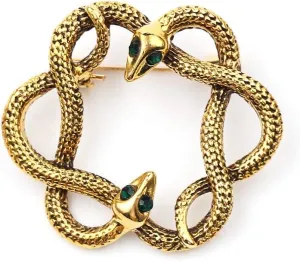 Thriller Animal Metal Punk Bending Creep Cobra Snake Brooches