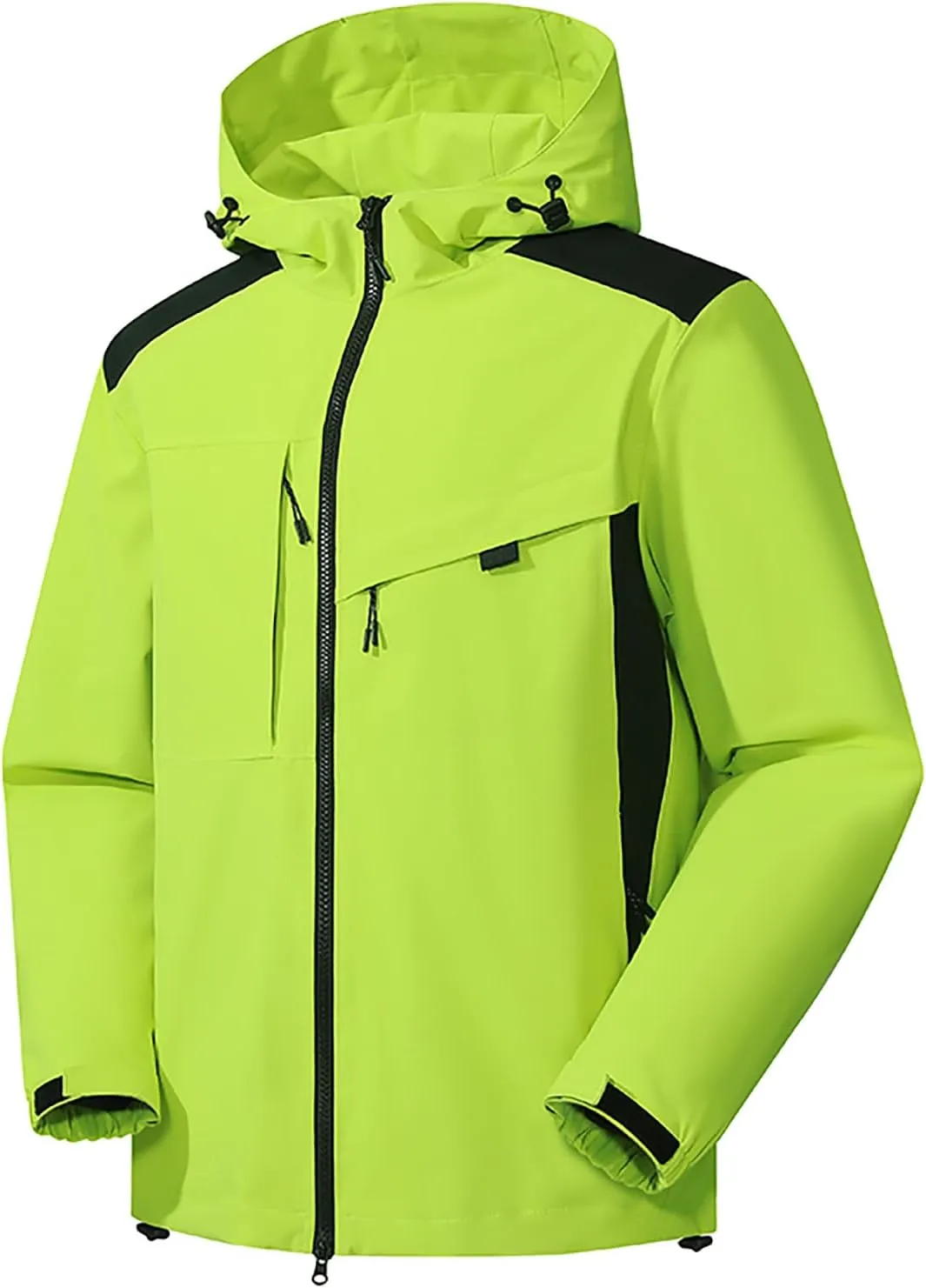 Uillui Womens Hooded Trench Coats Plus Size Outdoor Windproof Parka Jacket Winter Warm Outwear Mountaineering Hiking Clothes