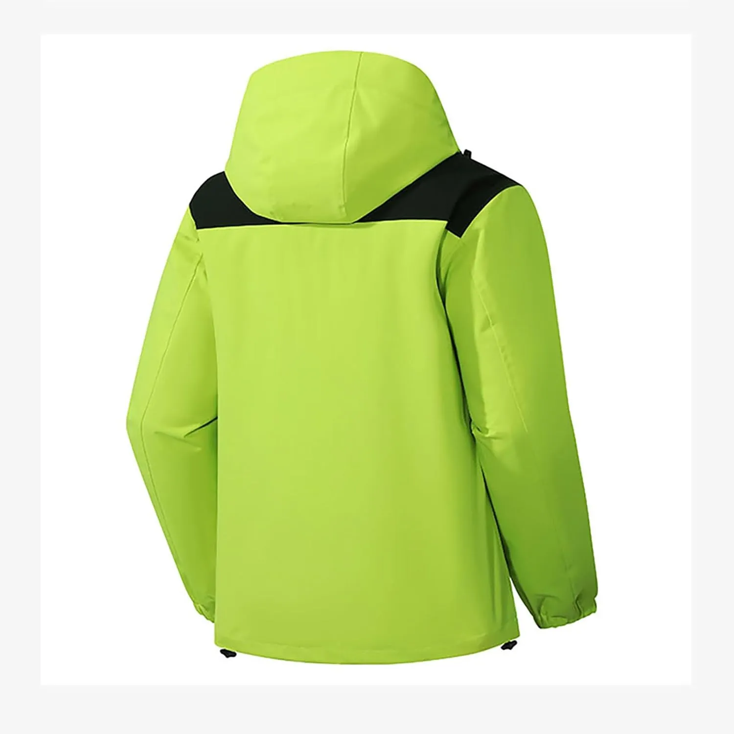 Uillui Womens Hooded Trench Coats Plus Size Outdoor Windproof Parka Jacket Winter Warm Outwear Mountaineering Hiking Clothes