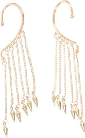 VALICLUD Ear Cuffs for Women Non Piercing Head Ear Hook Earring Cuff Chain Dangle Earrings