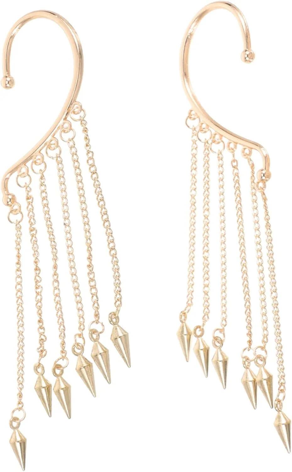 VALICLUD Ear Cuffs for Women Non Piercing Head Ear Hook Earring Cuff Chain Dangle Earrings