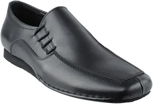 Very Fine Dance Shoes - Mens Latin, Rhythm Ballroom Dance Shoes - SERO102BBX - Flat Heel - Black Leather - 11.5
