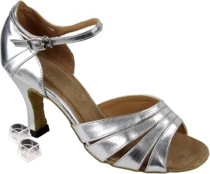 Very Fine Dance Shoes Women's Salsa Ballroom Tango Dance Shoes 1680 Bundle with Dance Shoe Heel Protectors 3" Heel