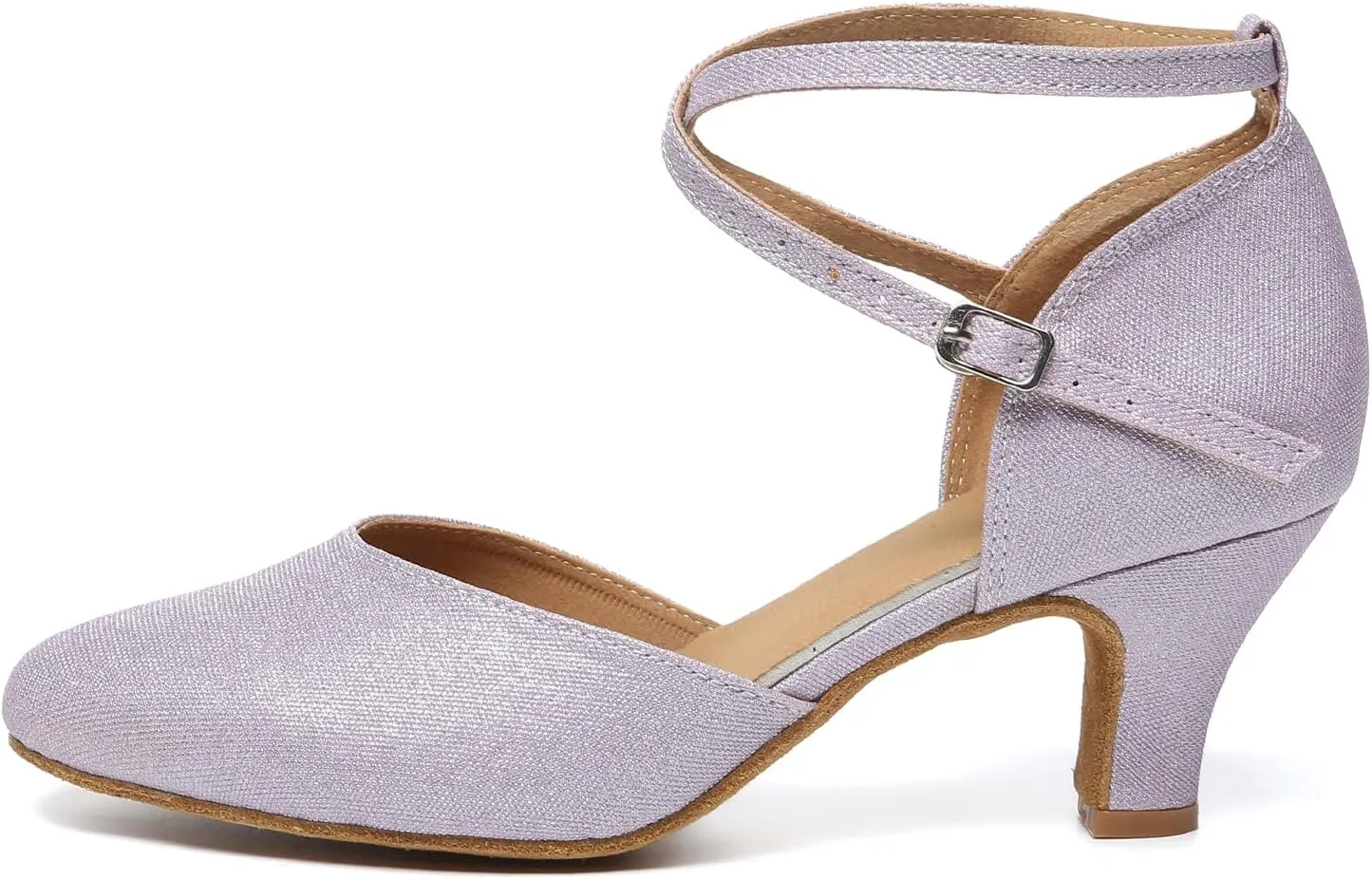 Women's Ballroom Dance Shoes Closed Toe Latin Salsa Tango Batchata Character Dancing Shoes