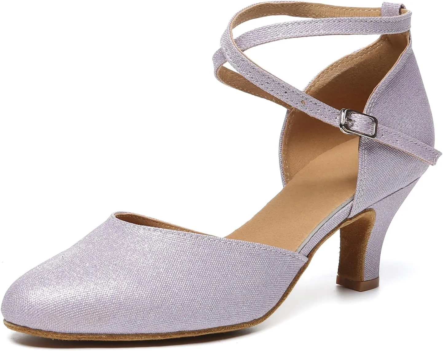 Women's Ballroom Dance Shoes Closed Toe Latin Salsa Tango Batchata Character Dancing Shoes
