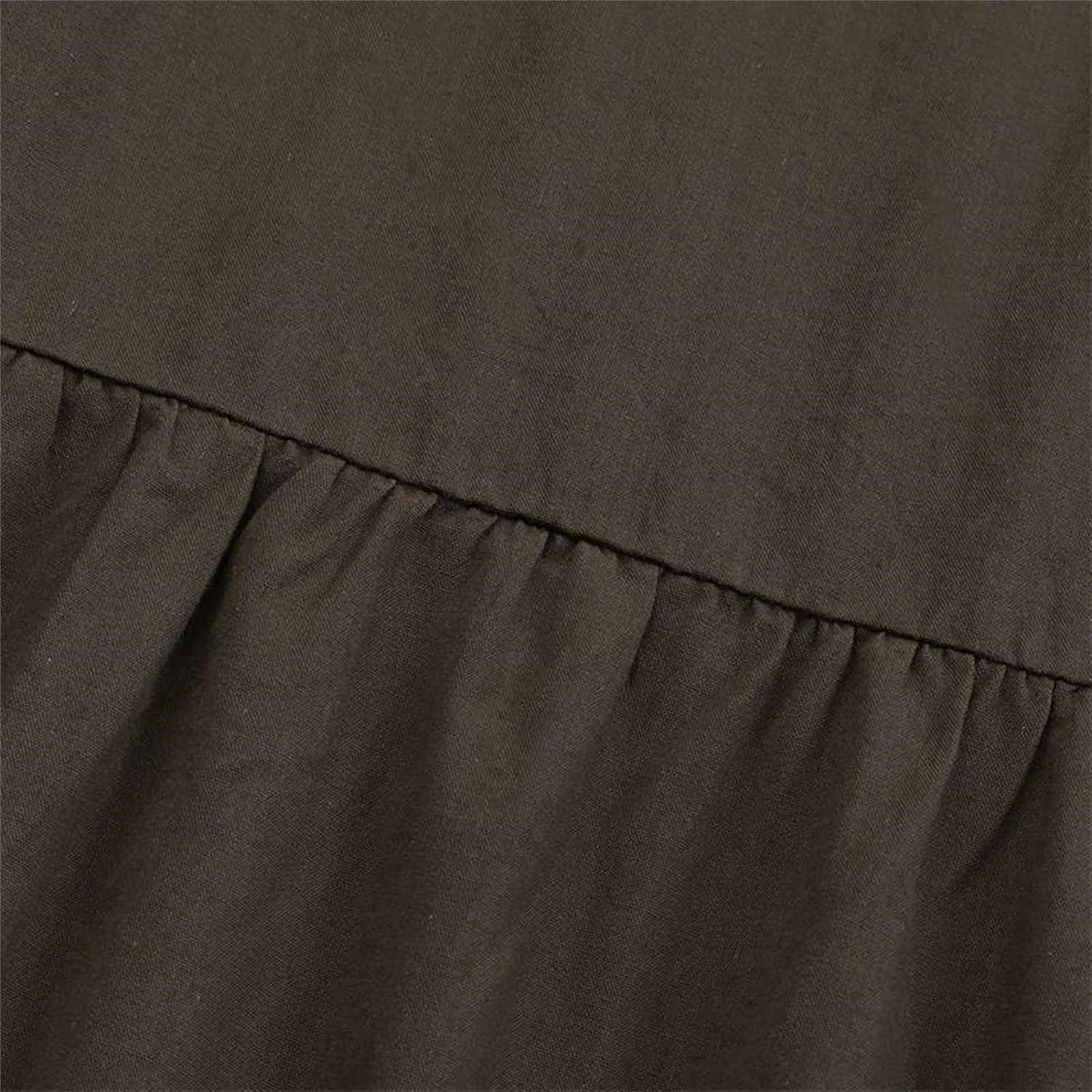 Women??S Boho Elastic High Waist Maxi Skirts Pleated A-Line Flowy Swing Skirt Asymmetric Tiered Maxi Long Skirt Dress