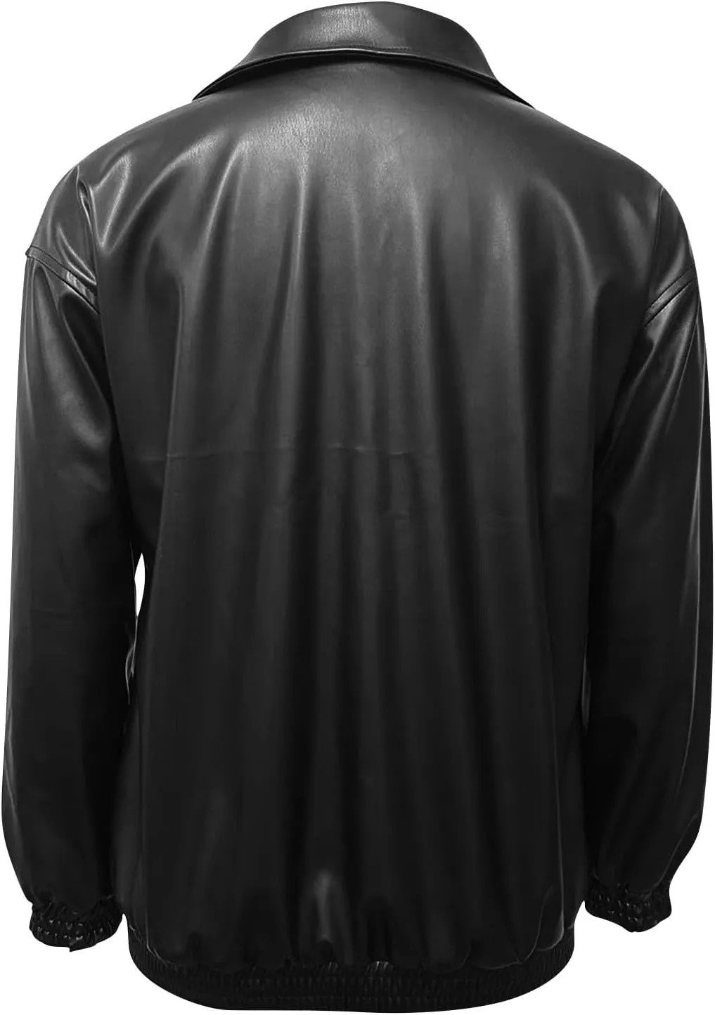 Womens Oversized Leather Jackets Motorcycle Bomber Coats Fall Fashion Outfits Zip Up Leather Jackets for Women 2024