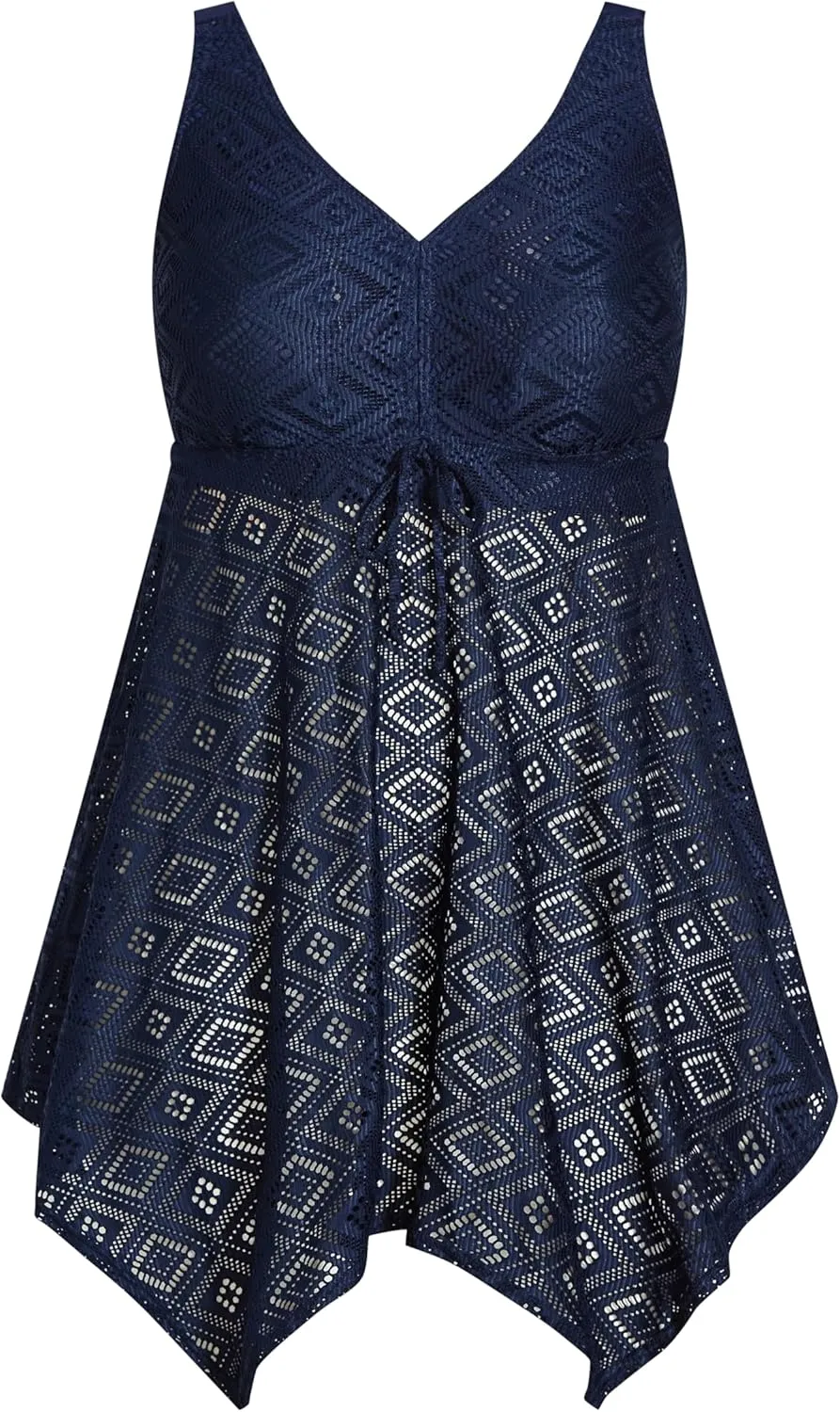 Women's Swim Dress Jacquard