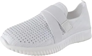 Womens White Platform Sneakers High Top Platform Shoes Fashion Canvas Business Casual Shoes Men Orthopedic Loafers for Women with Arch Support Womens Wide Width Sneakers