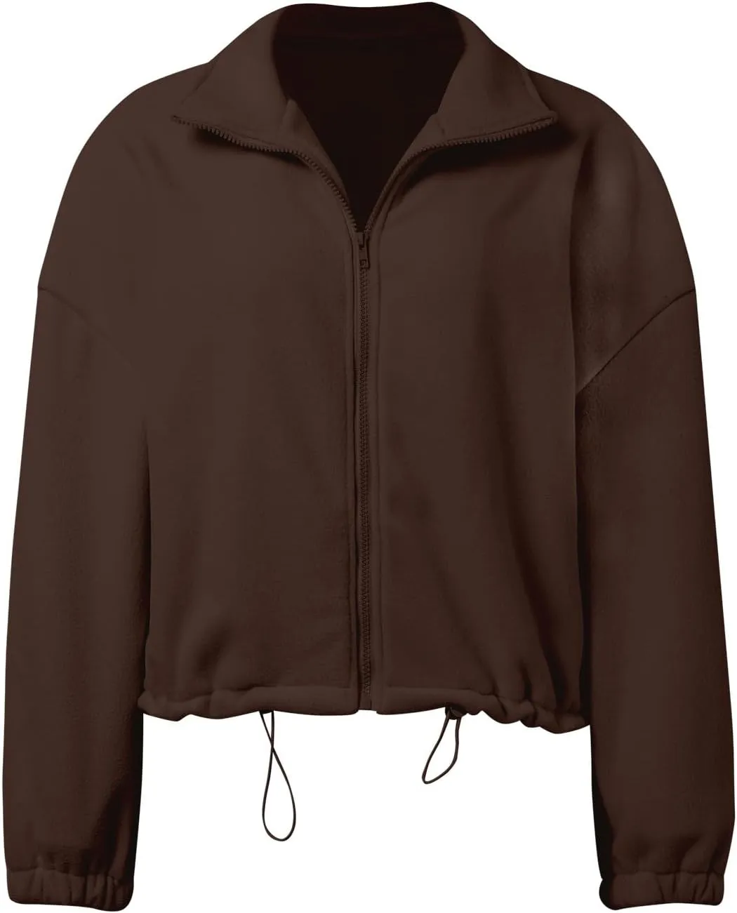 Womens Zip Up Hoodies Long Sleeve Crop Oversized Sweatshirts Sherpa Fall Outfits Fashion Clothes 2025
